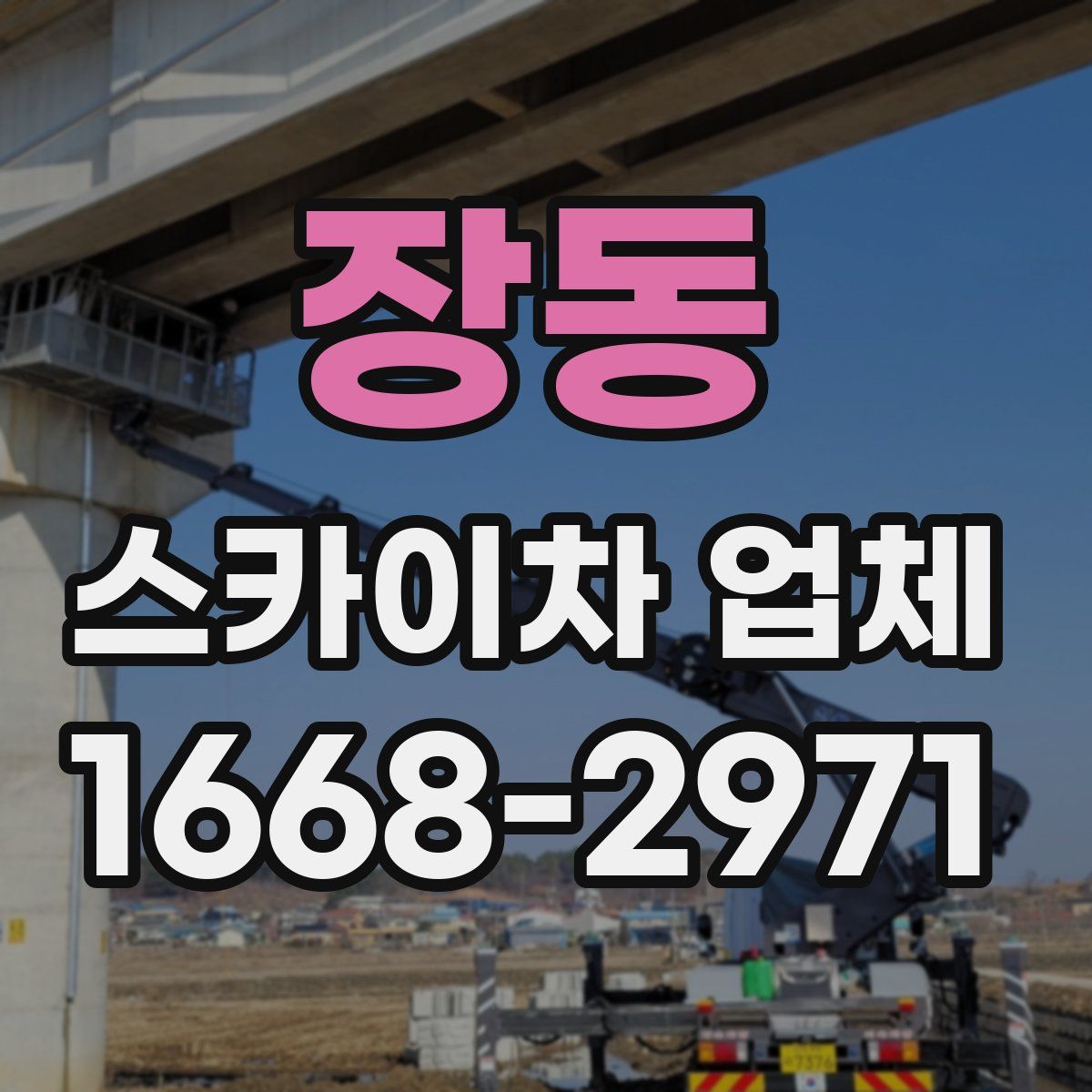 장동 스카이차 업체