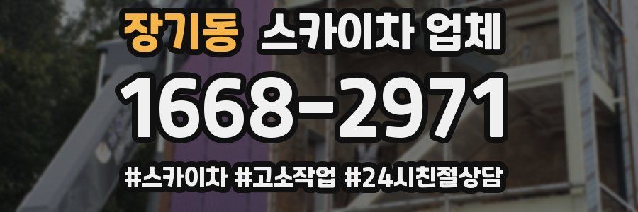장기동 스카이차 업체
