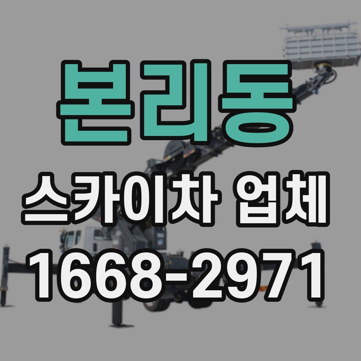 본리동 스카이차 업체