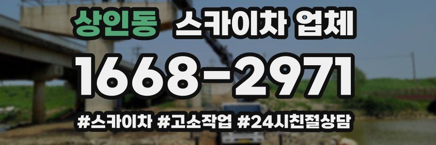 상인동 스카이차 업체