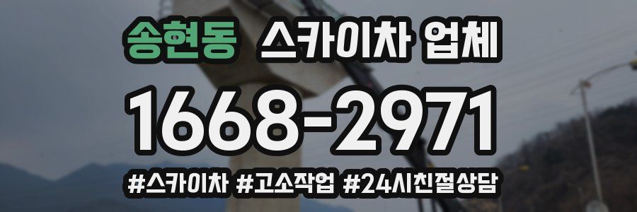 송현동 스카이차 업체