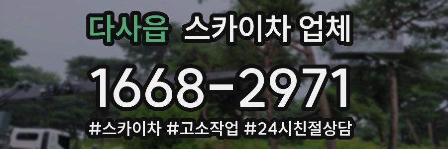 다사읍 스카이차 업체