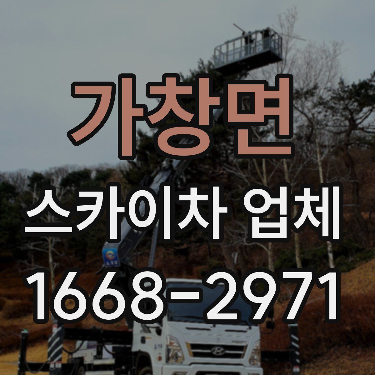 가창면 스카이차 업체