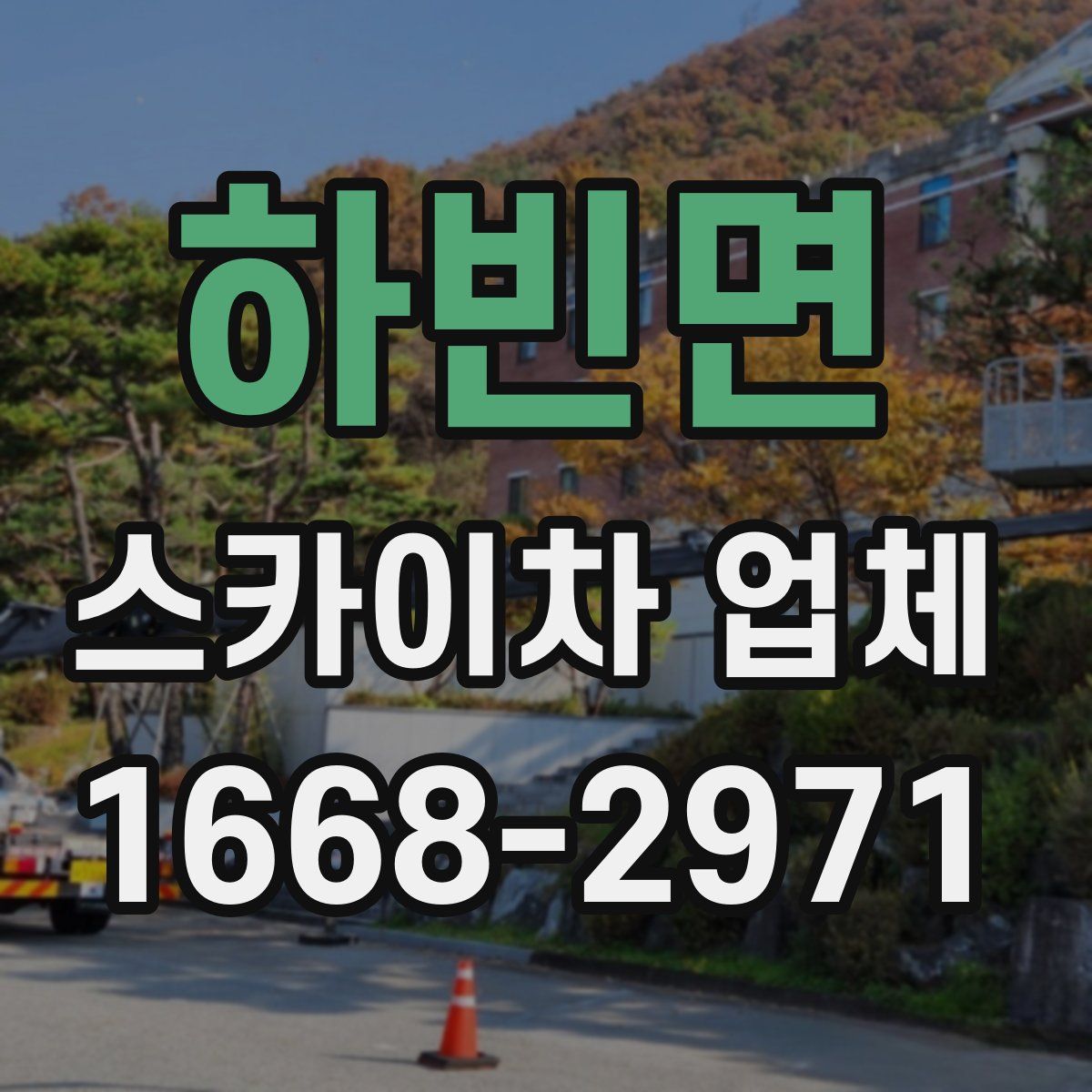 하빈면 스카이차 업체