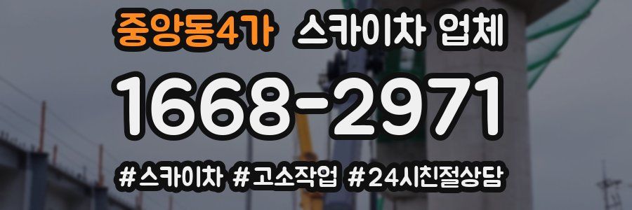 중앙동4가 스카이차 업체