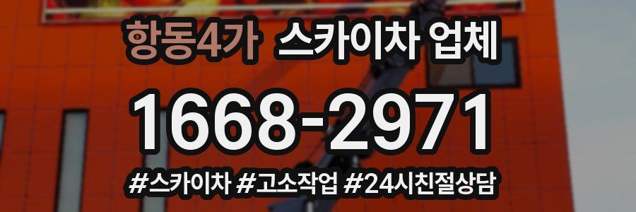 항동4가 스카이차 업체