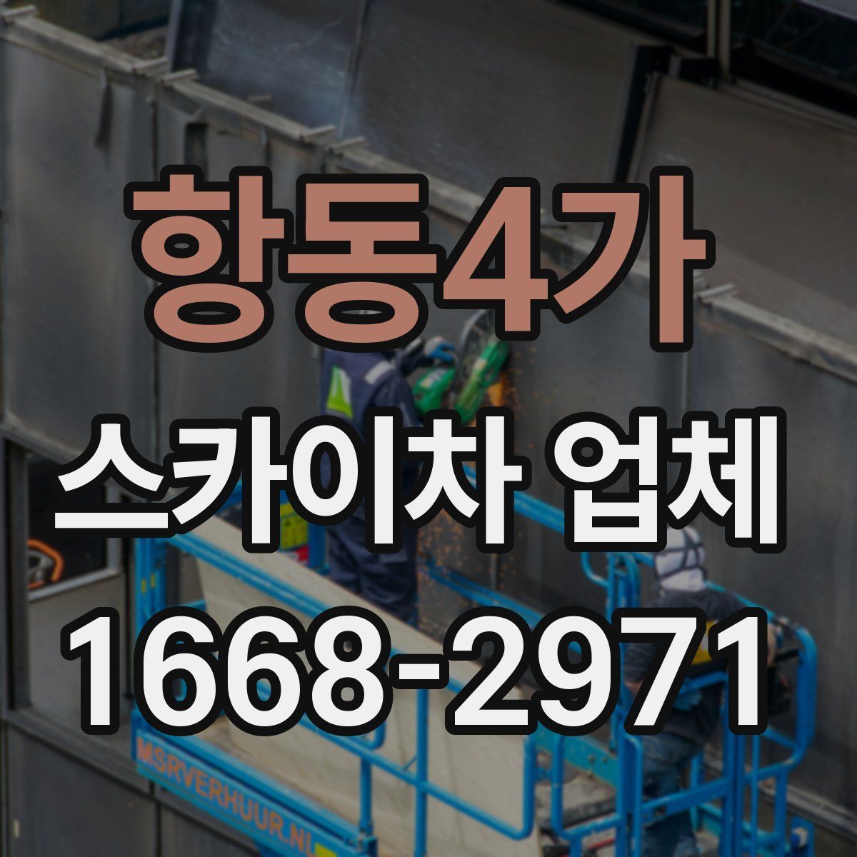 항동4가 스카이차 업체