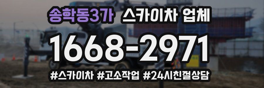 송학동3가 스카이차 업체