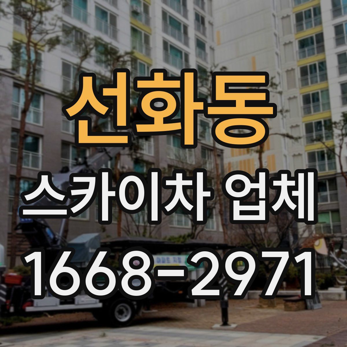 선화동 스카이차 업체