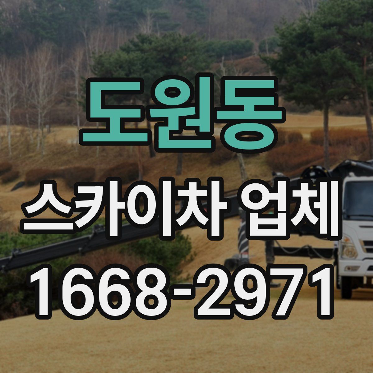 도원동 스카이차 업체