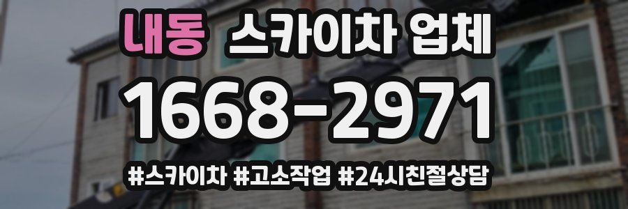 내동 스카이차 업체
