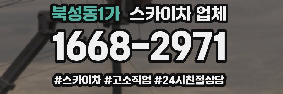 북성동1가 스카이차 업체