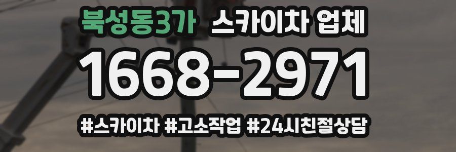 북성동3가 스카이차 업체