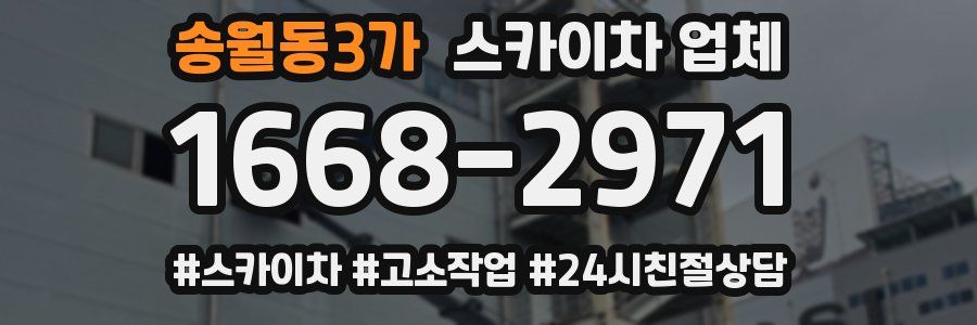 송월동3가 스카이차 업체