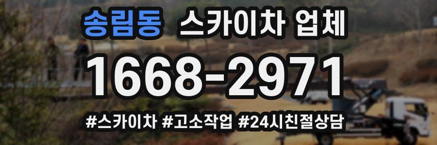송림동 스카이차 업체
