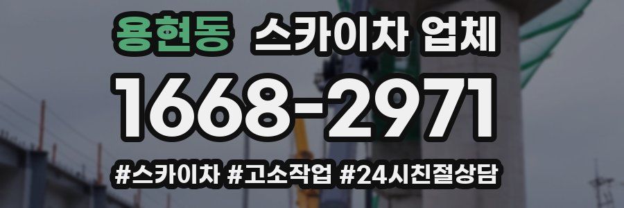 용현동 스카이차 업체