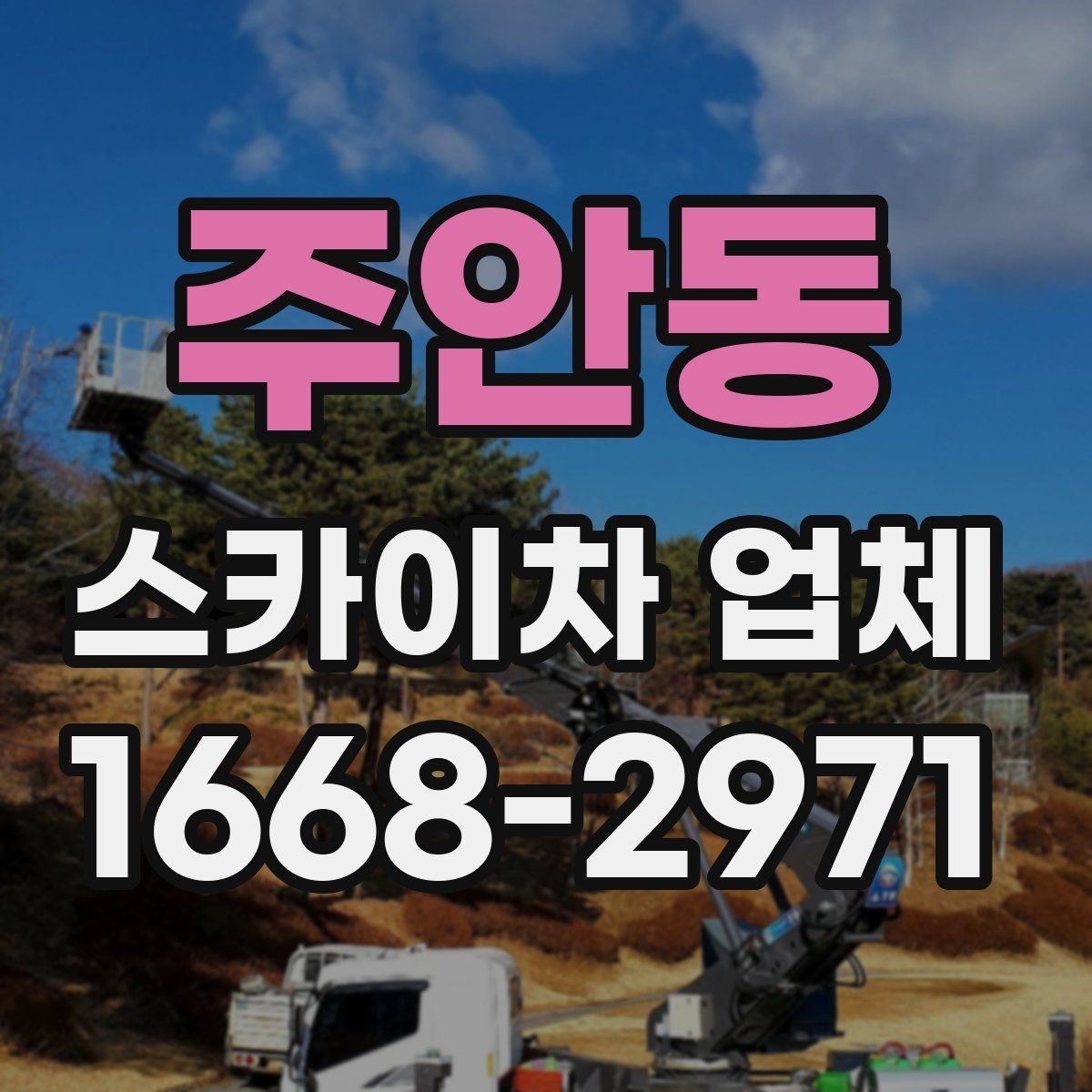 주안동 스카이차 업체