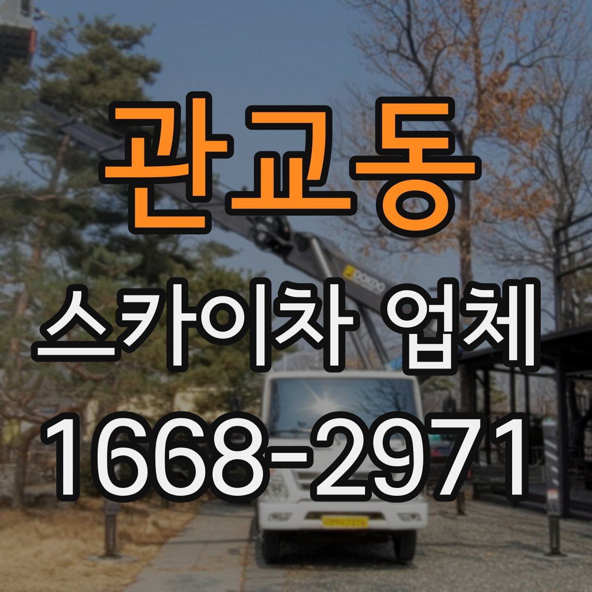 관교동 스카이차 업체