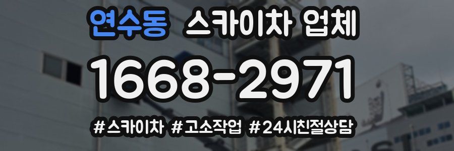 연수동 스카이차 업체