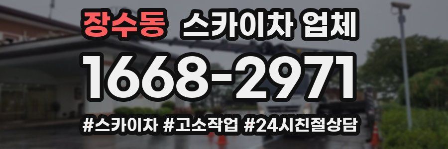 장수동 스카이차 업체