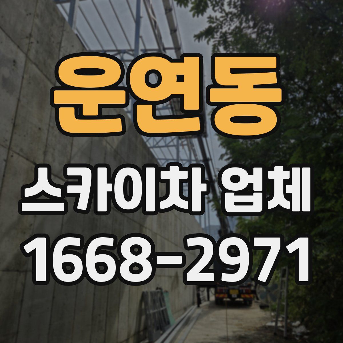 운연동 스카이차 업체