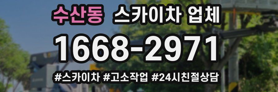 수산동 스카이차 업체