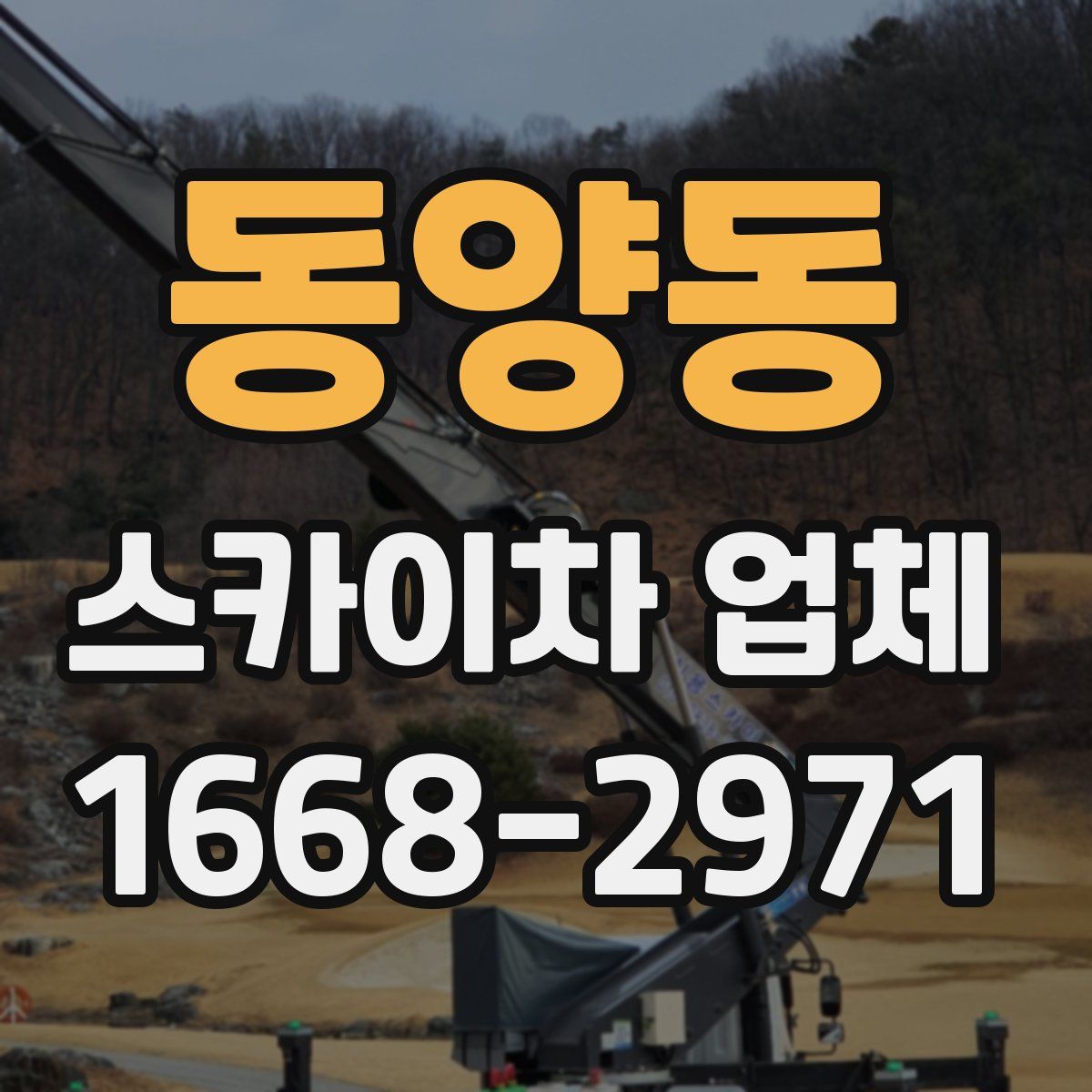 동양동 스카이차 업체