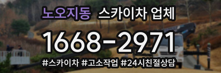 노오지동 스카이차 업체