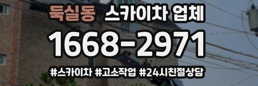 둑실동 스카이차 업체