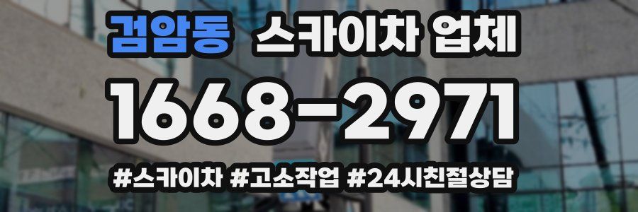 검암동 스카이차 업체