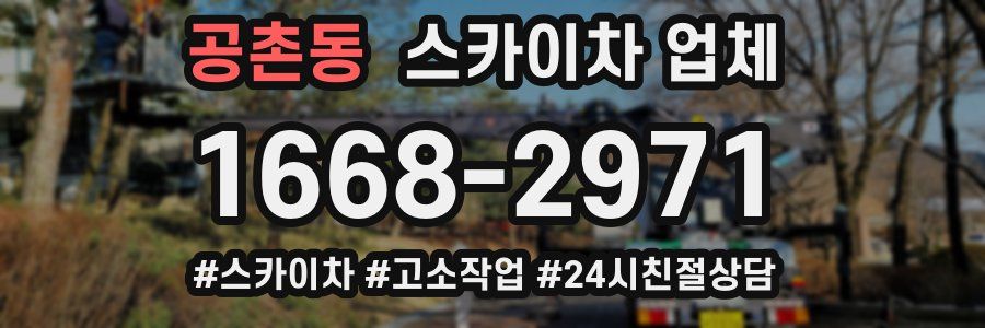 공촌동 스카이차 업체
