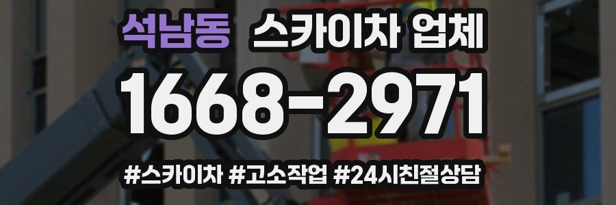 석남동 스카이차 업체