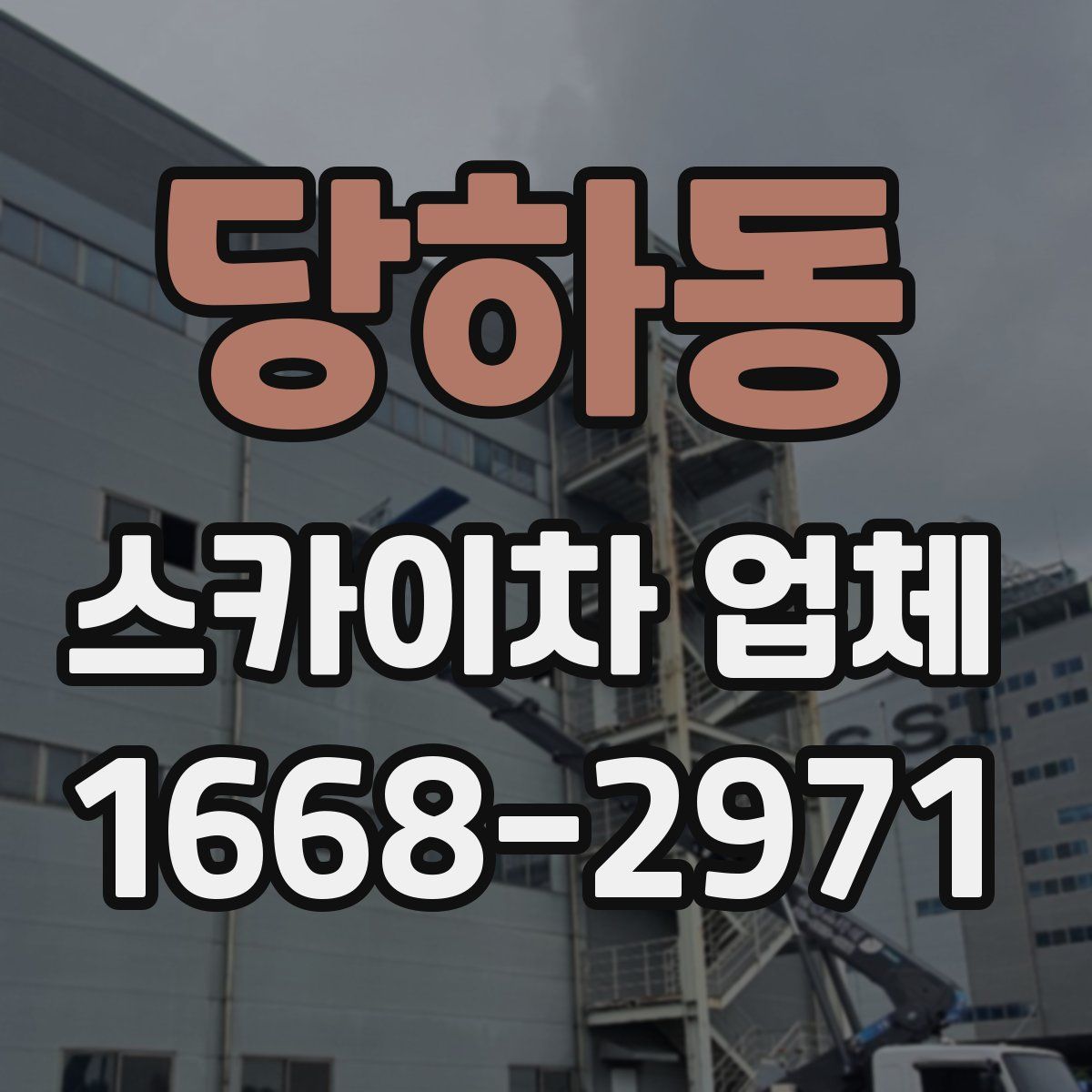 당하동 스카이차 업체