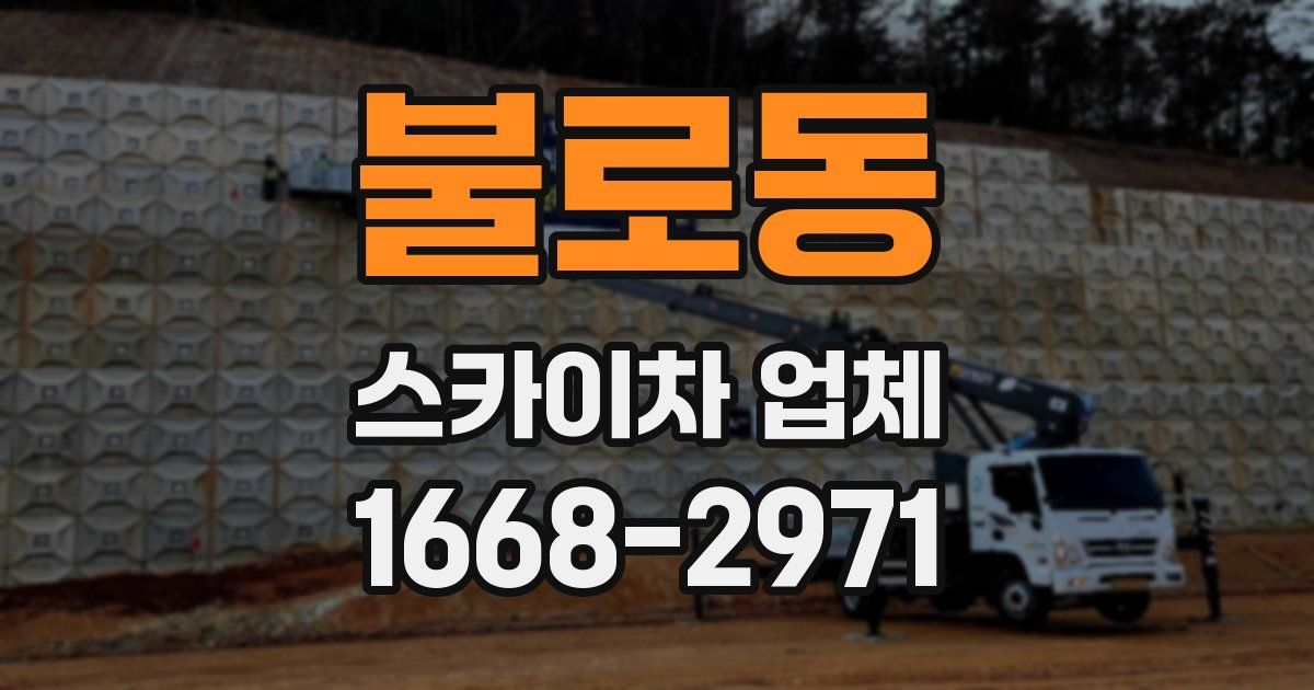불로동 스카이차 업체