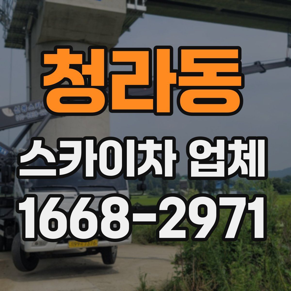 청라동 스카이차 업체