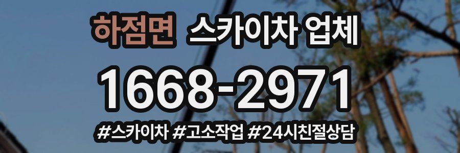 하점면 스카이차 업체