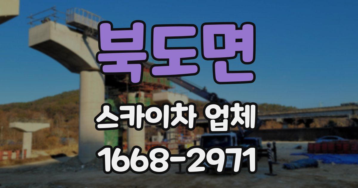북도면 스카이차 업체