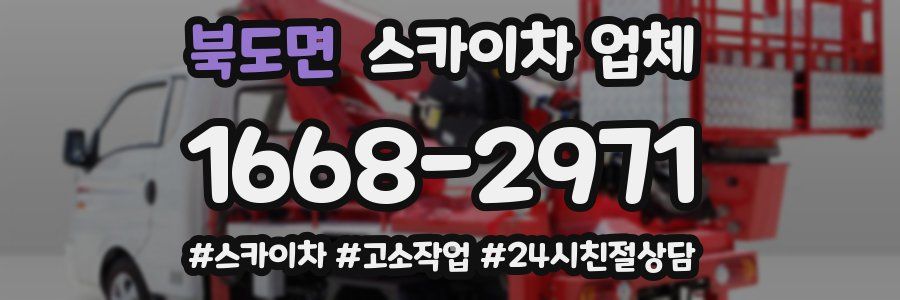 북도면 스카이차 업체
