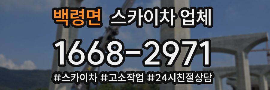 백령면 스카이차 업체