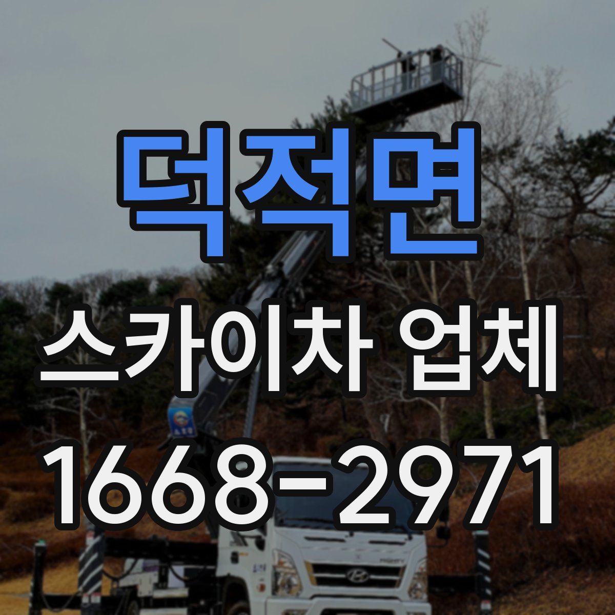 덕적면 스카이차 업체