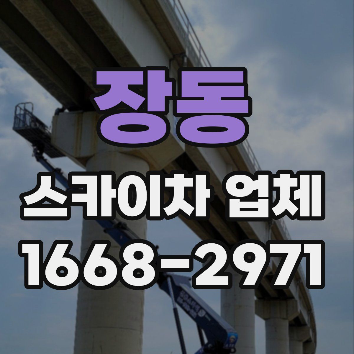장동 스카이차 업체
