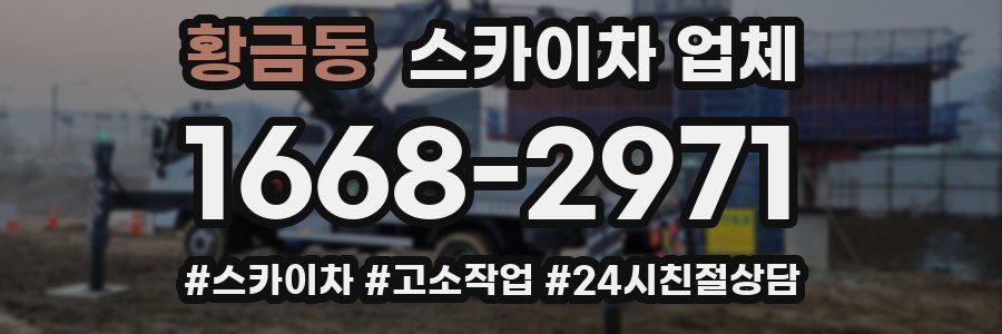 황금동 스카이차 업체