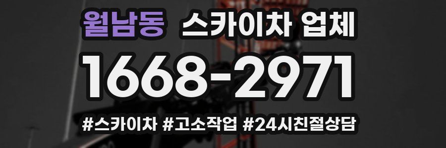 월남동 스카이차 업체