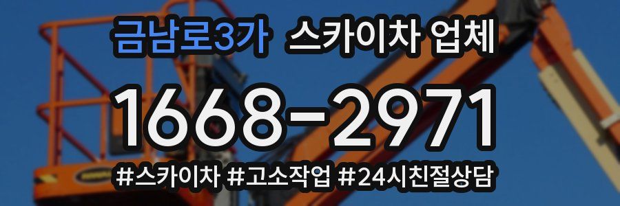 금남로3가 스카이차 업체