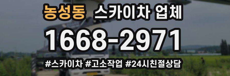 농성동 스카이차 업체
