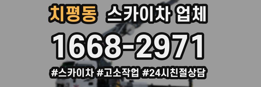 치평동 스카이차 업체
