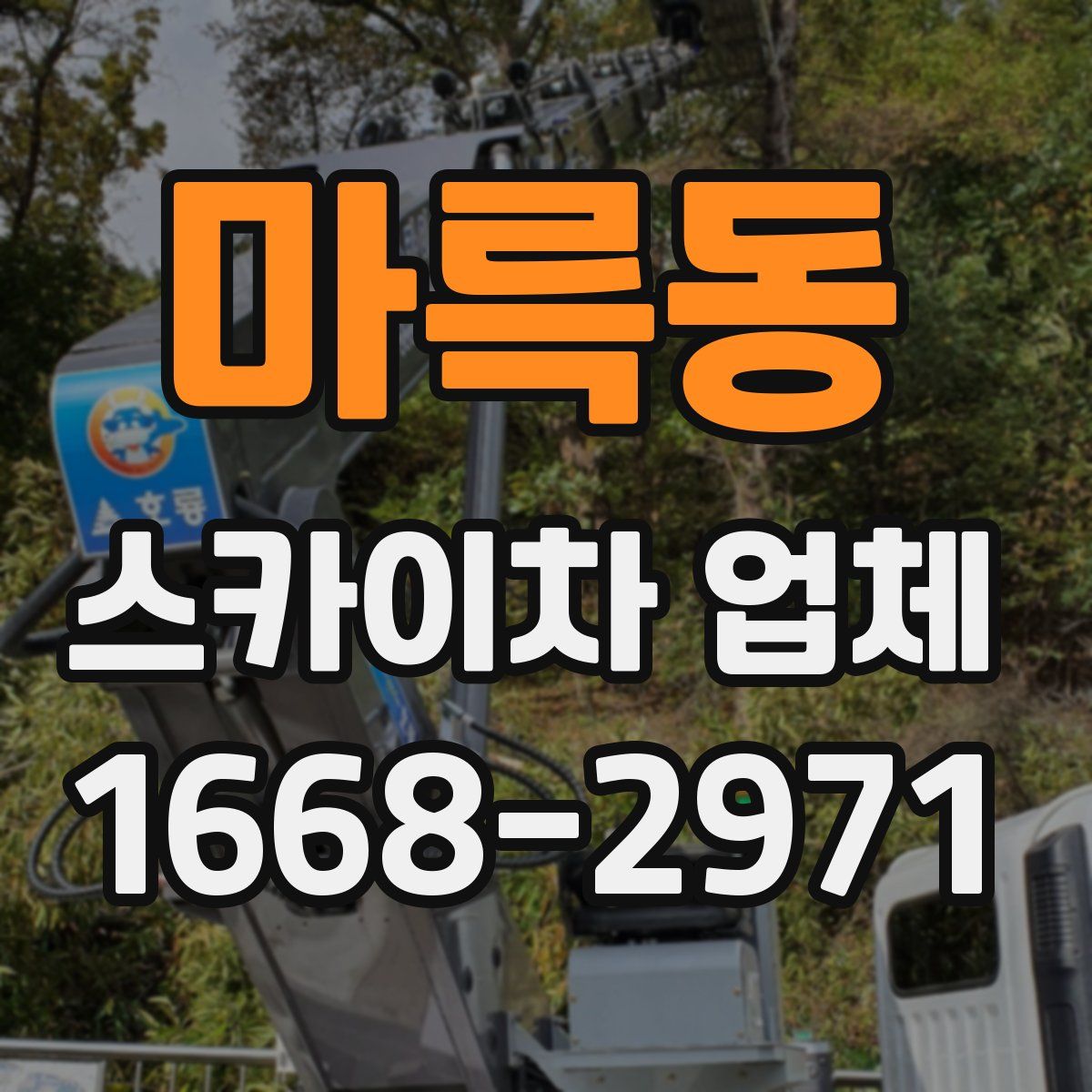 마륵동 스카이차 업체