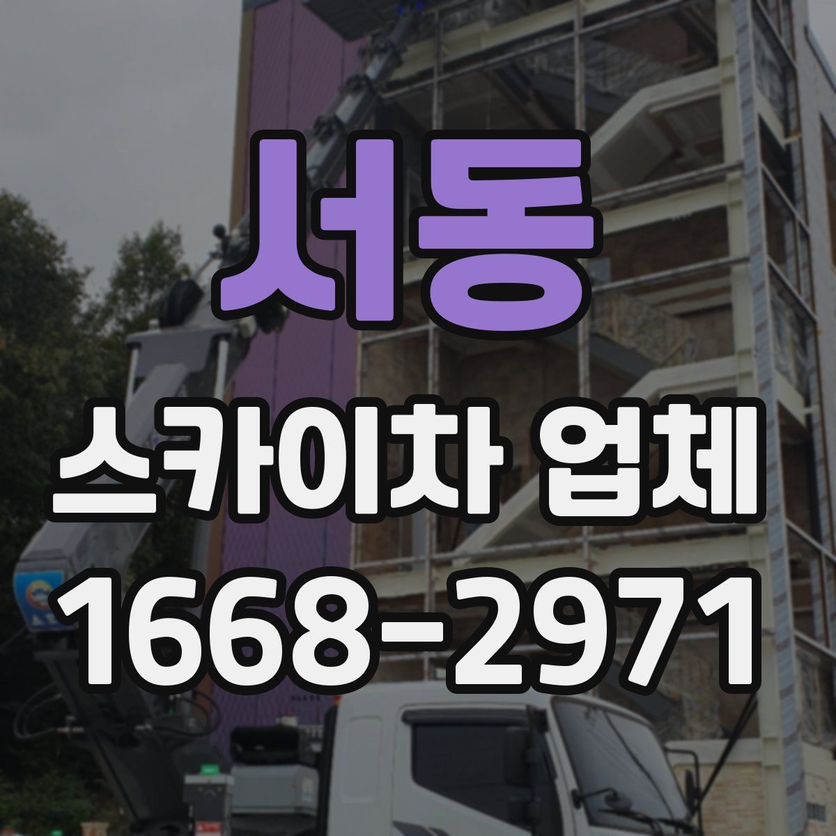 서동 스카이차 업체