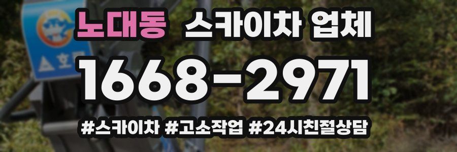 노대동 스카이차 업체