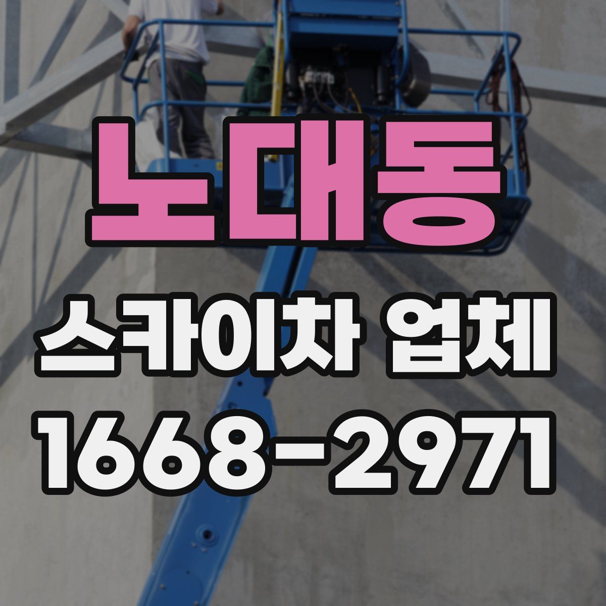 노대동 스카이차 업체